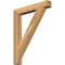 Ekena Millwork Traditional Block Rough Sawn Bracket, Western Red Cedar, 4"W x 30"D x 38"H BKT04X30X38TRA05RWR - alternate 1